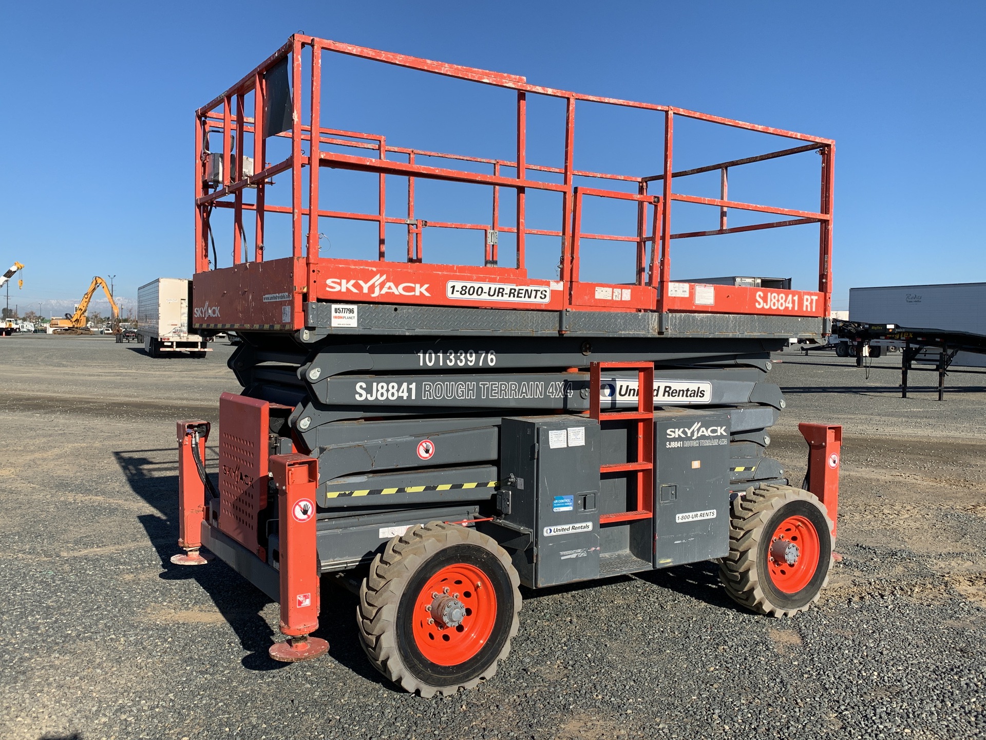 2013 Skyjack SJ8841 RT Dual Fuel 4x4 Scissor Lift