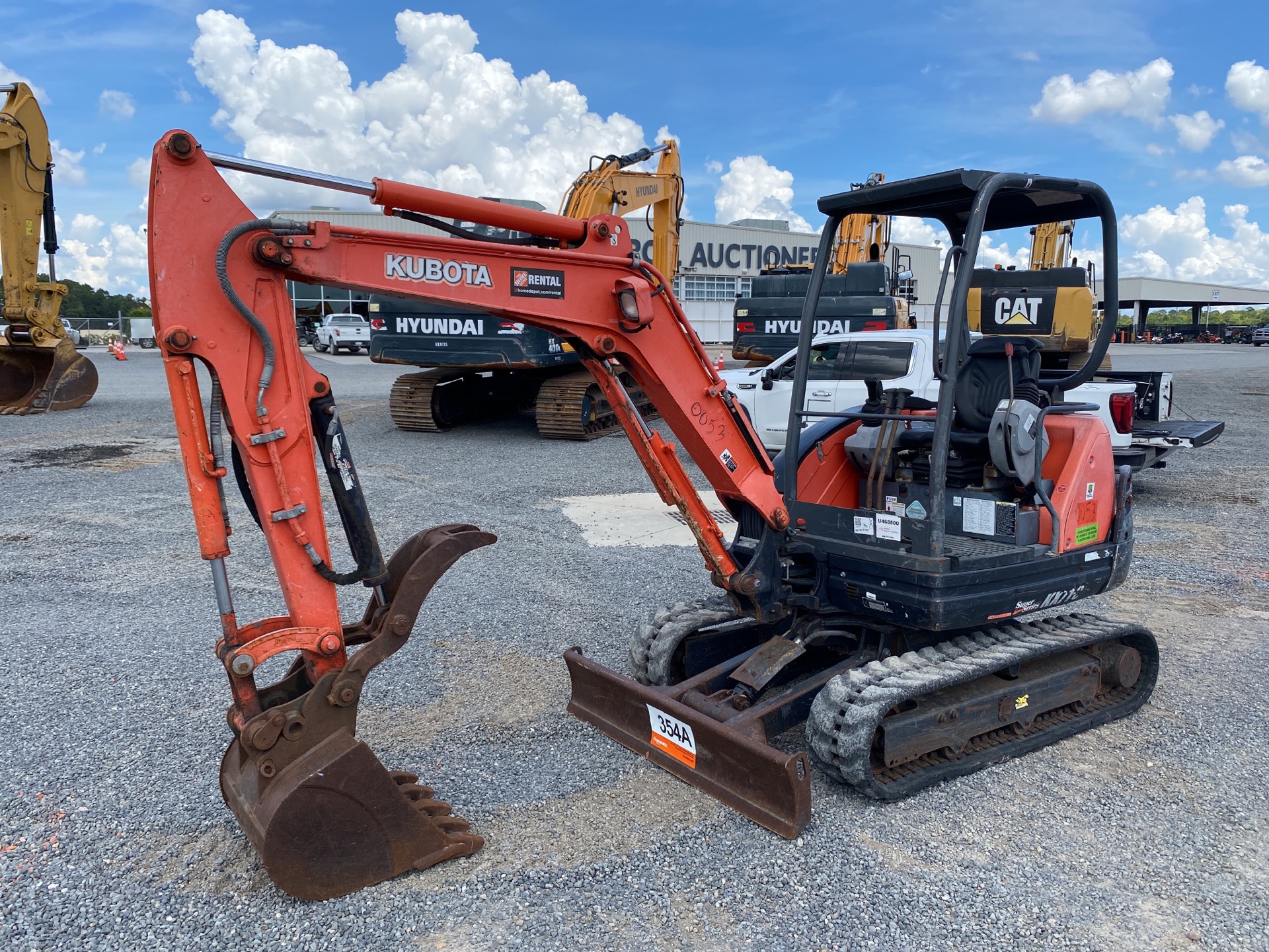 2016 Kubota KX71-3S Mini Excavator