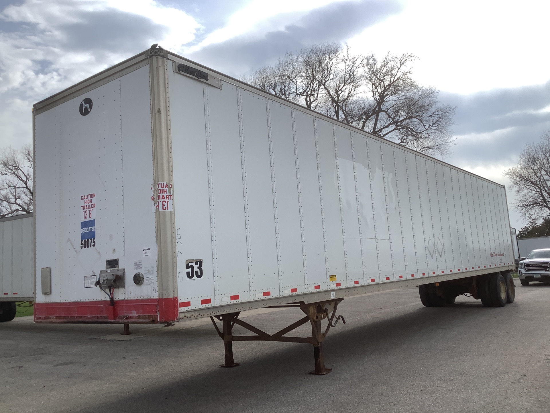 2008 Great Dane 53 ft T/A Van Trailer