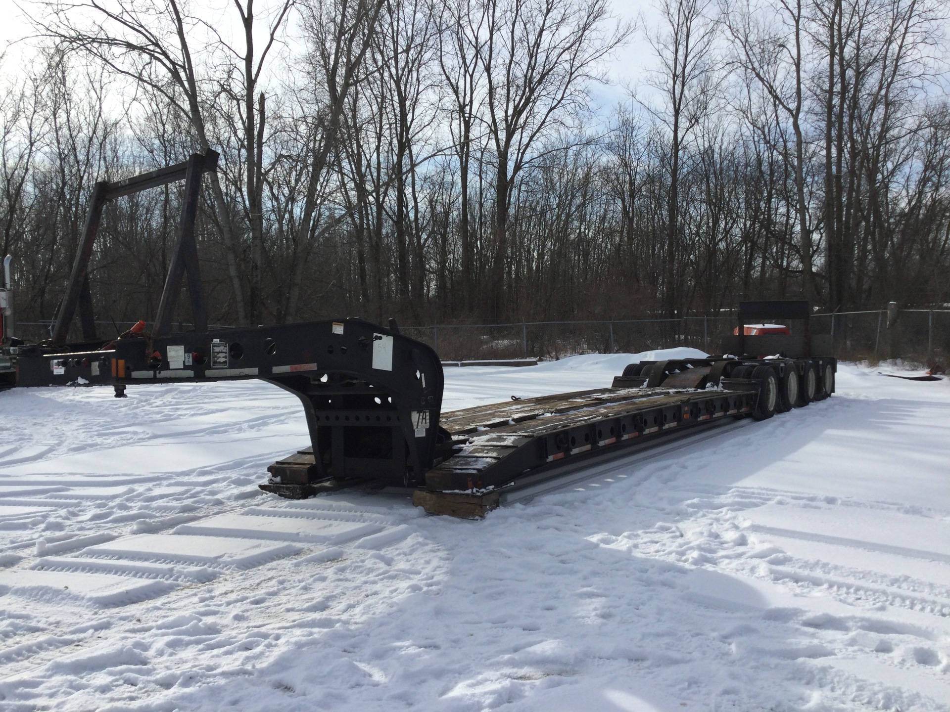 2004 Fontaine TA51H Removable Gooseneck Lowboy Trailer