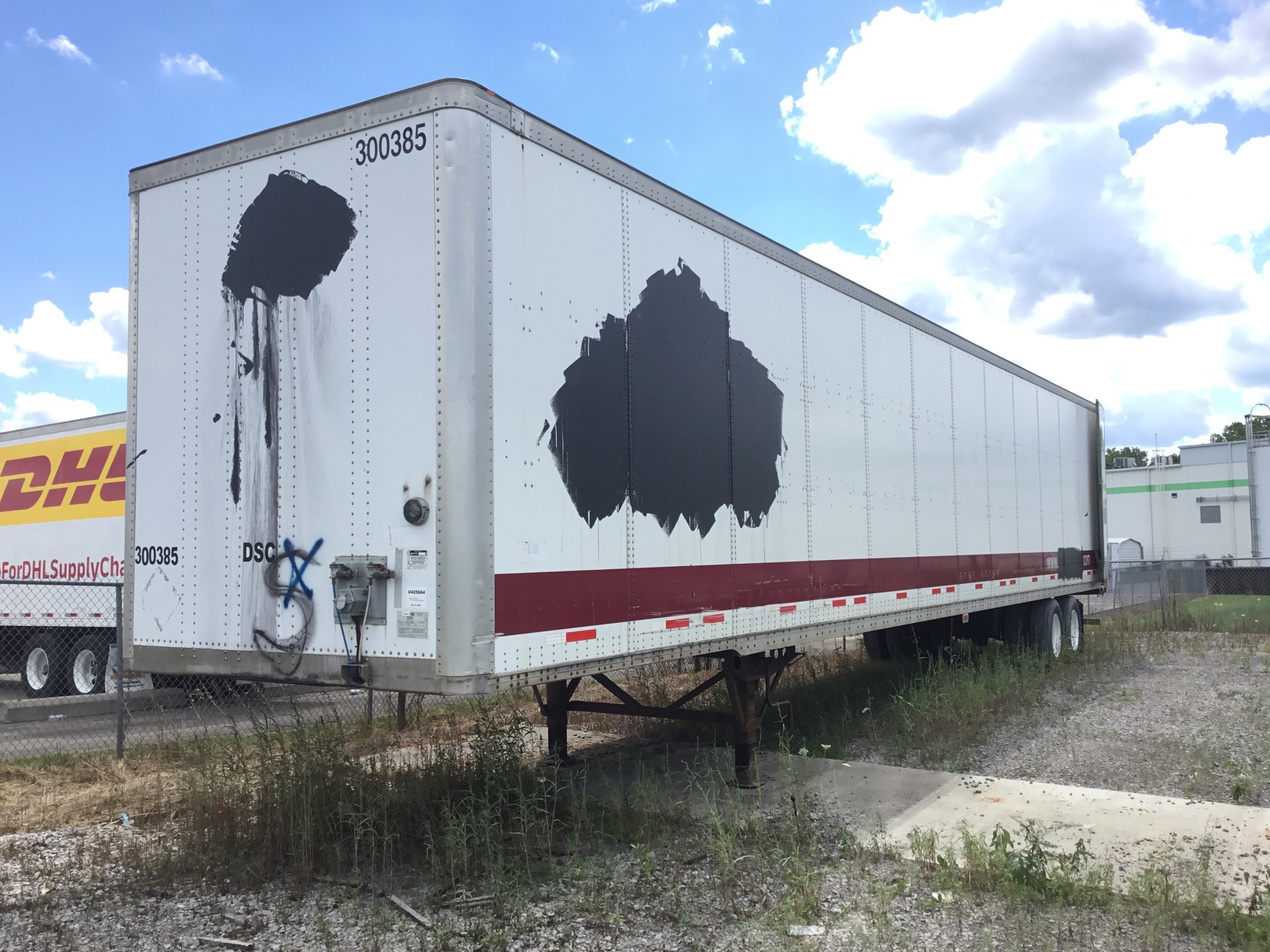 2008 Wabash DVCVHPC 53 ft x 102 in T/A Van Trailer