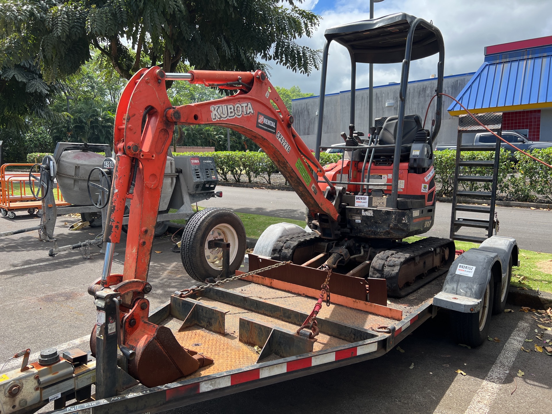 2016 Kubota U17 Mini Excavator