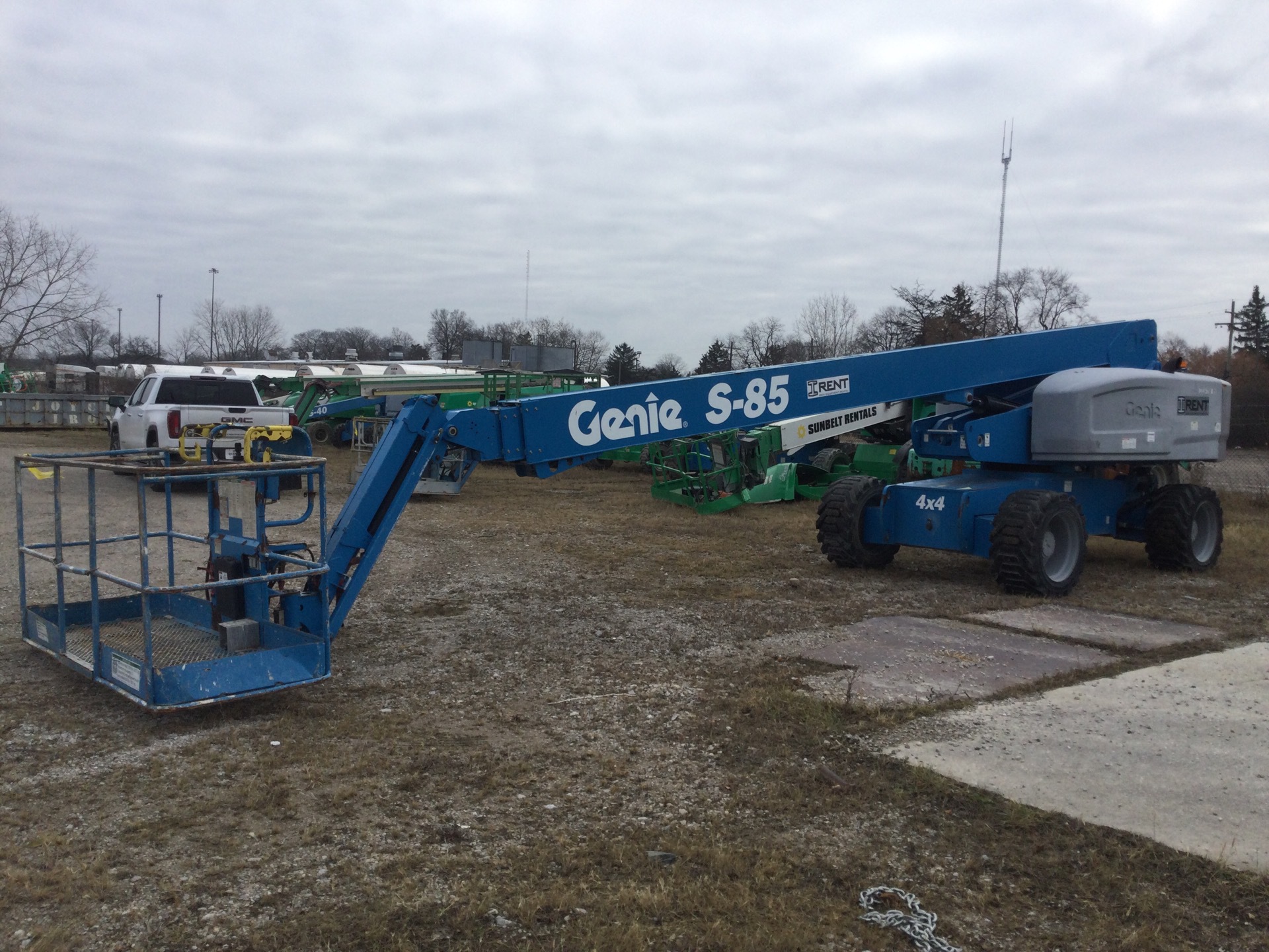 2014 Genie S-85 4WD Diesel Telescopic Boom Lift